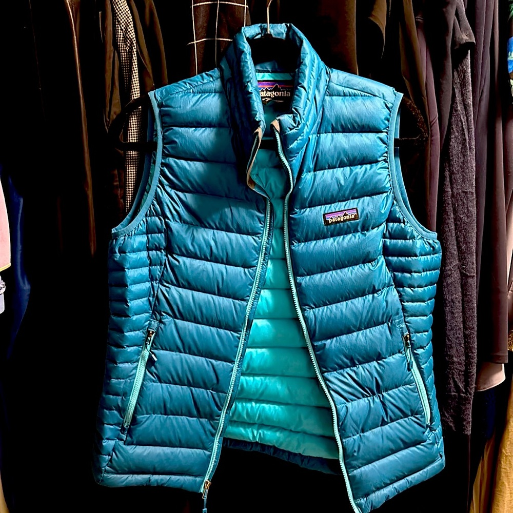 Teal Patagonia puffer-vest *never-worn ￼